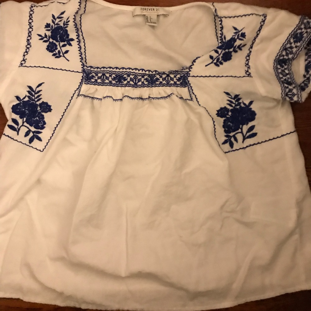 forever 21 bohemian shirt